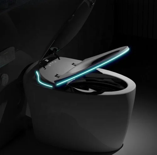 Ceramic Gray Automatic Smart Toilet